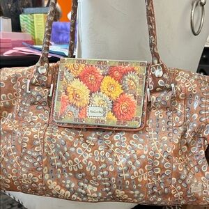 Stella Page Vintage One-of-a-Kind Handmade bag; 8854 - Brown Floral
